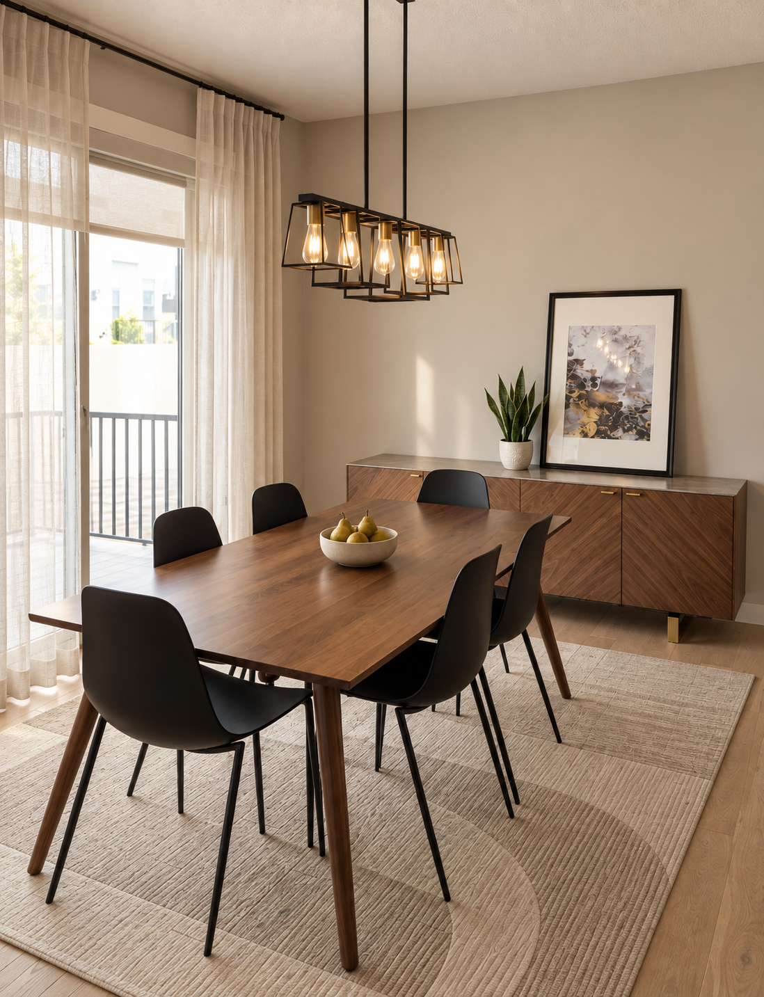 West Springs — Walnut dining room